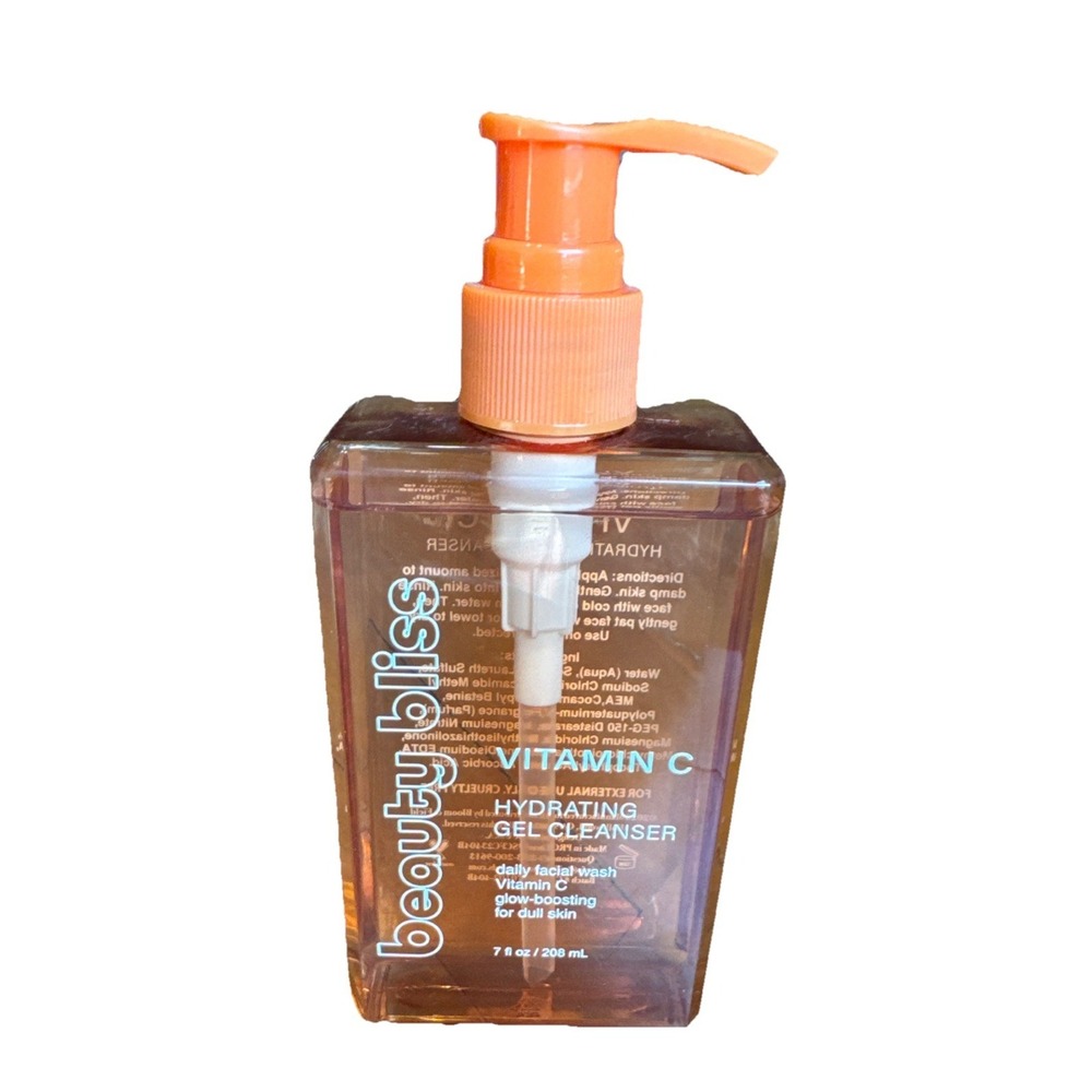 Beauty Bliss ~ Vitamin C Hydrating Gel Facial Cleanser Glow-Boosting/ 7 fl. oz